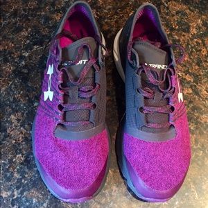 Purple Under Armour Running Shoes